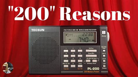 Tecsun Pl 200 Am Fm Shortwave Portable Radio Review Youtube