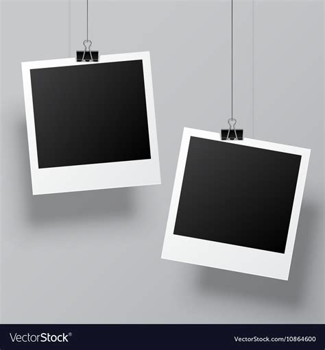 instant photo template royalty  vector image