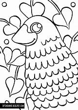 Bird Lintu Värityskuva Coloring sketch template