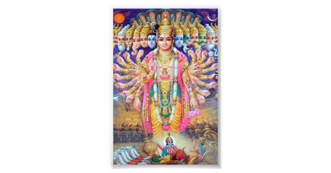 Krishna Vishvarupa Print 4 X 6 Zazzle