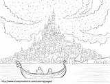 Coloring Pages Rapunzel Kingdom Tower Drawing Divided Disney Printable Template Getdrawings Kids sketch template
