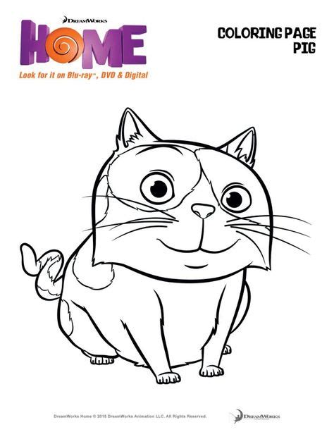 dreamworks animations home coloring pages coloring