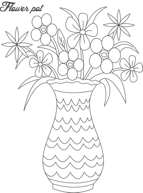 drawings  flowers  vases google search flower vase drawing