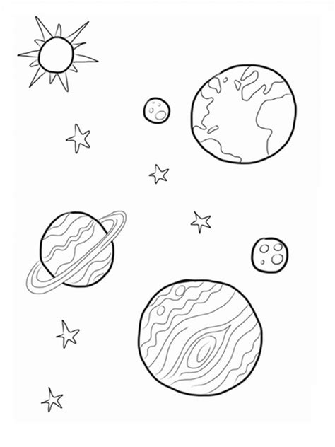 printable planet coloring pages  kids solar system coloring