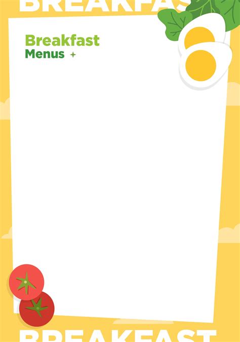 printable restaurant menu templates