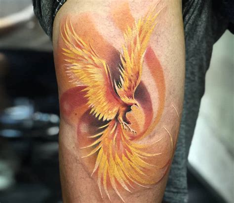 phoenix bird tattoo  dani ginzburg photo