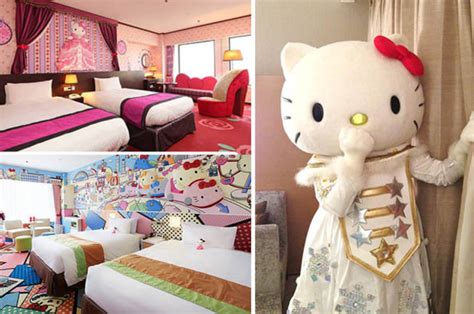 hello kitty themed hotel rooms in tokyo japan daily star