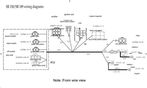 pole stator wiring diagram xrm