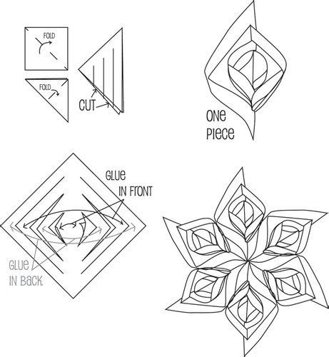 snowflake template printable