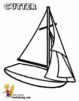 Sailing Ship Coloring Pages Boat Cutter Printable Kids Boats Yescoloring Boys Superb Yachts sketch template