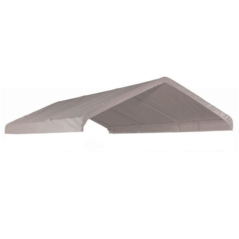 shelterlogic max ap  ft   ft white canopy replacement cover   home depot