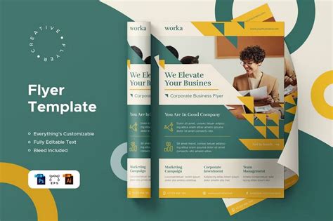 design templates add   content instantly modern business flyer