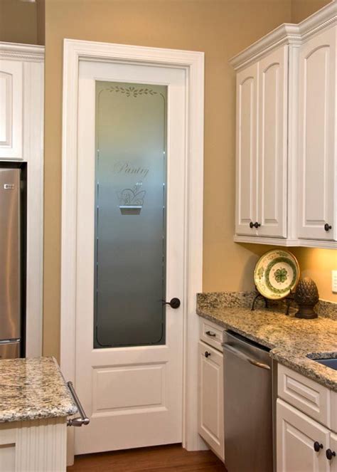 pin  terri stephens  farmhouse pantry frosted glass pantry door
