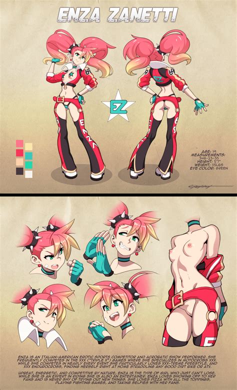 Enza Redesign By Erotibot Hentai Foundry