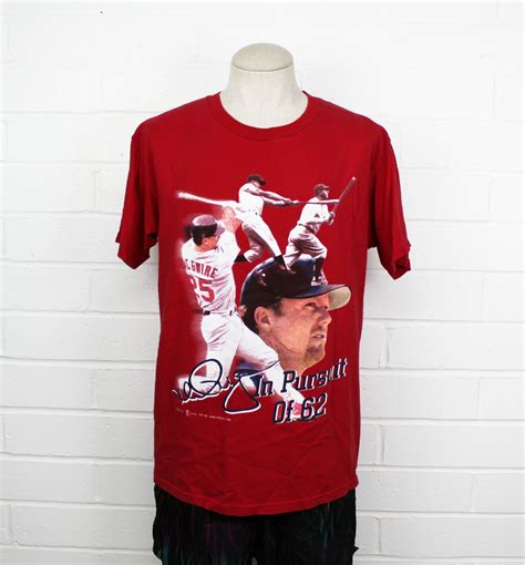 Vintage 90s St Louis Cardinals Shirt Large Mark Mcgwire Home Etsy