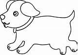 Dog Outline Puppy Coloring Pages Template Drawing Color Printable Dogs Puppies Wecoloringpage Kids Print Body Clipartmag Visit Sheets Pilih Papan sketch template