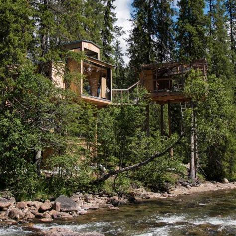 comfy tree houses treetop huts treetop cabins