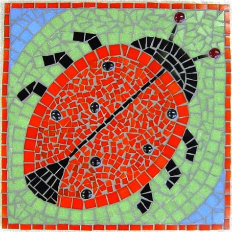mosaic art ladybird school mosaic