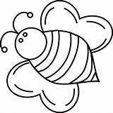 Bee Coloring Bumble Pages Cartoon Bumblebee Printable Bees Queen Cute Fat Print Color Beehive Drawing Clipart Kids Clip Getcolorings Honey sketch template