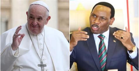 ezekiel mutua reacts after pope francis voices support for