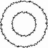 Coloring Wreath Advent sketch template