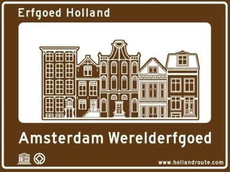 anwb sign amsterdam werelderfgoed world heritage site saving memories amsterdam canals canal