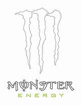 Monster Energy Para Drawings Logo Coloriage Pintar Dibujo Outline Deviantart Colorear Imprimer Drink Gratuit Paintingvalley sketch template