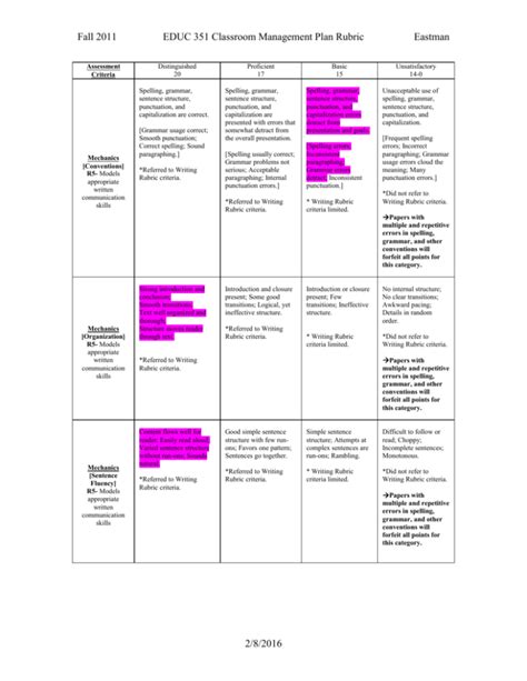 rubric