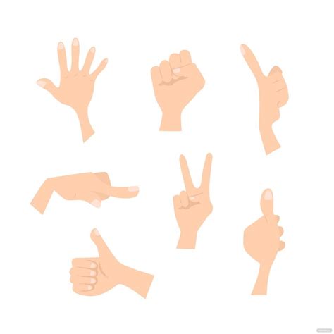 hand sign vector eps illustrator jpg png svg templatenet