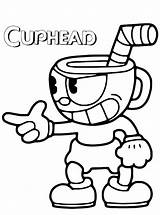 Cuphead Daredevil Mugman Ausmalbilder Malvorlage Coloringpages sketch template