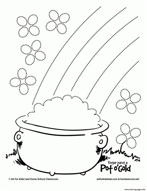 printable pot  gold coloring pages  printable