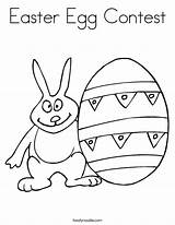 Easter Egg Coloring Contest Bunny Twistynoodle Built California Usa Print Noodle Happy sketch template