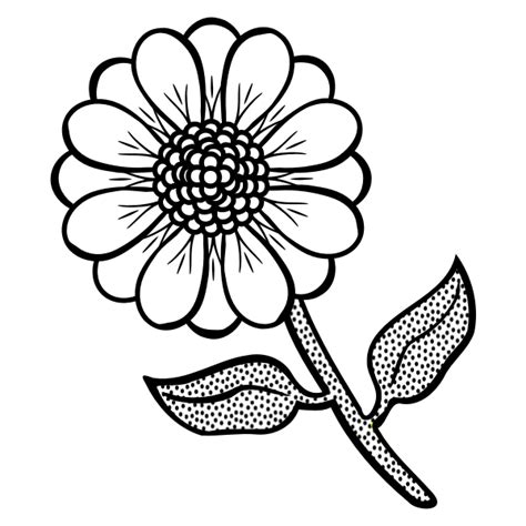vector drawing  spotty stem flower  svg