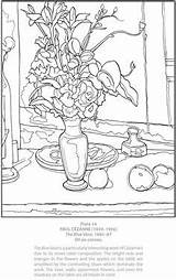 Coloring Pages Cezanne Dover Publications Paul Para Arte Dibujos Own Color Dibujo sketch template