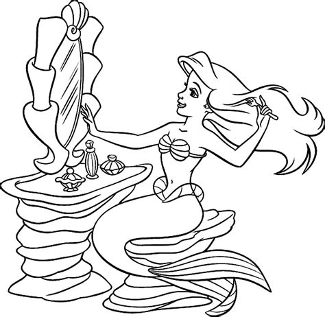mermaid tail coloring pages