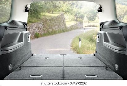 car interior trunk stock photo  shutterstock