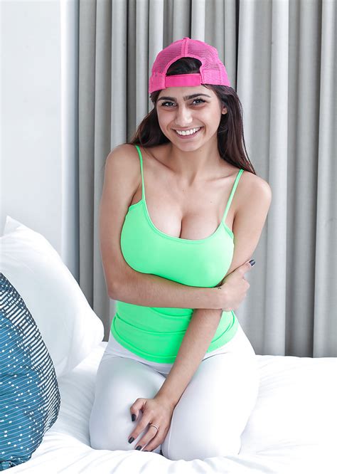 Mia Khalifa Sexy Green Nightwear