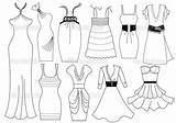 Dresses sketch template