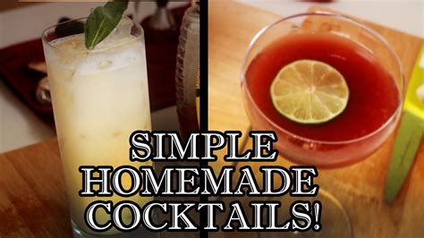 easy cocktail recipes to make at home behind the drink youtube