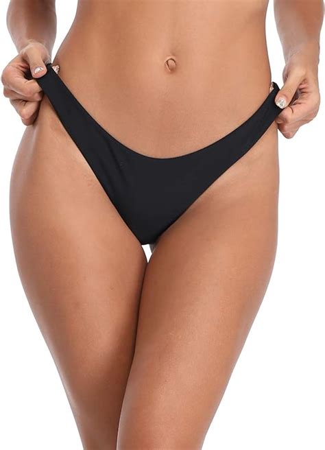 relleciga women s cheeky brazilian cut bikini bottom uk