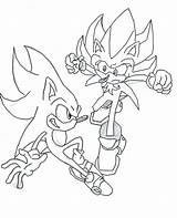 Sonic Coloring Pages Shadow Friends Vs Super Printable Color Comic Print Getcolorings Getdrawings Template sketch template