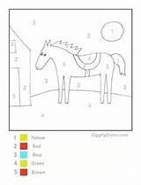 Poney Puzzles Foal sketch template