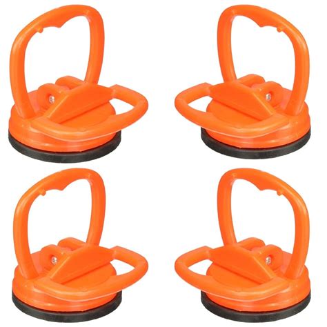 Lot Of 4 2 5 Mini Suction Cup Dent Puller Locking Glass Metal Lifter