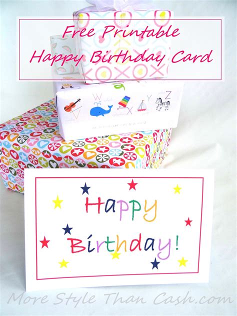 printable money cards  birthdays printable templates