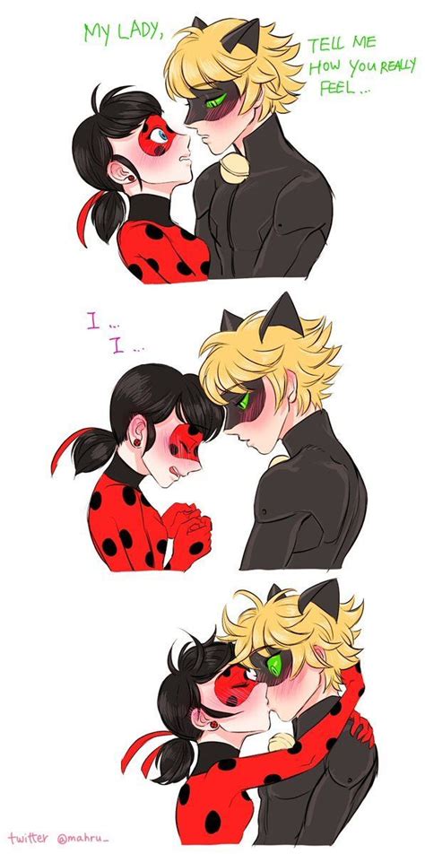 Image Result For Ladybug And Cat Noir Anime One Kissing