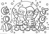Jul Christmas God Coloring Pages Merry Swedish Wishes Couple Young Print sketch template