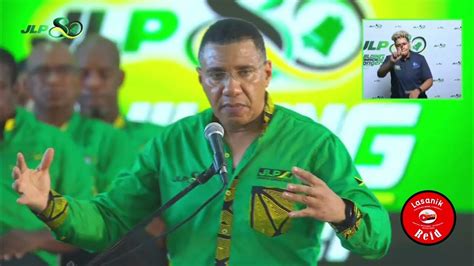 Andrew Holness Jlp Conference 2023 Youtube