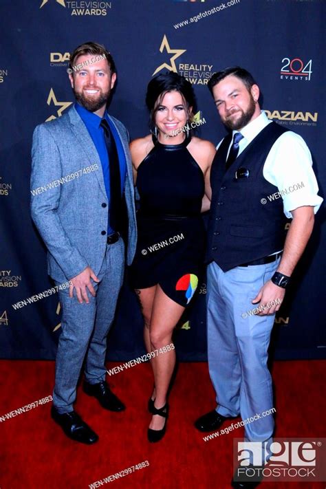 annual reality tv awards arrivals featuring forrest galante laura zerra steven lee hall