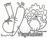 Coloring Pages Vegetable Fruits Creativity Develop Recognition Ages Skills Focus Motor Way Fun Color Kids sketch template