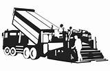 Truck Clipart Paving Cartoon Clip Machine Library Cliparts Clipartmag sketch template